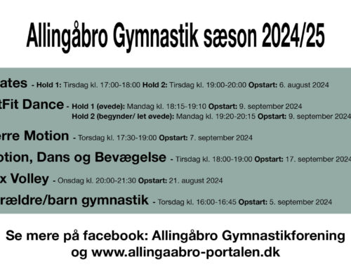 Allingåbro Gymnastik forening klar til sæson 24/25